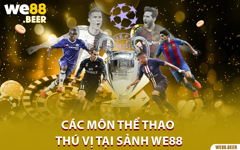 Các môn thể thao thú vị tại sảnh We88