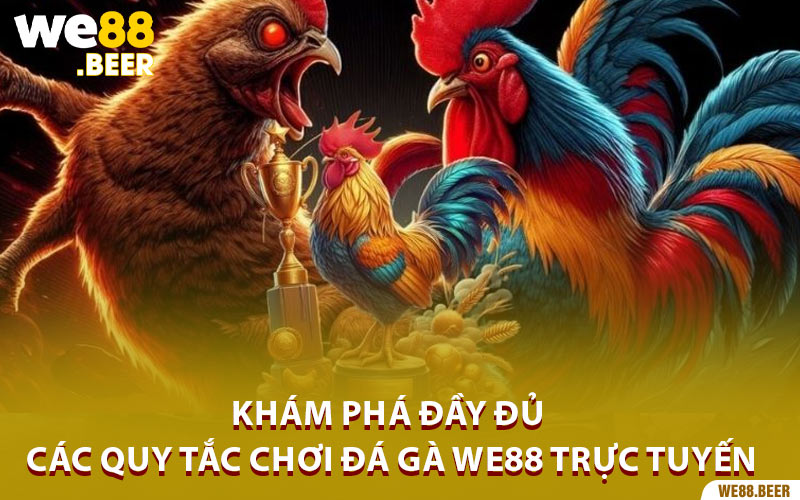 Khám phá đầy đủ các quy tắc chơi đá gà We88 trực tuyến